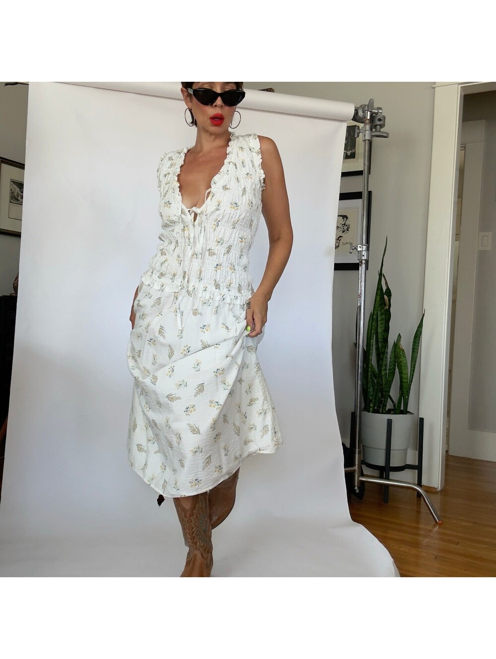 Cotton Maxi Dress